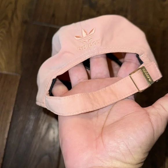 Adidas Light Pink Cap with Gold Logo - Picture 2 of 4
